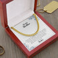To My Brother | Love Your Brother | Cuban Link Chain