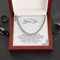 To My Bonus Son | Love Your Mother | Cuban Link Chain