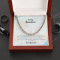 To My Grandson | Love Your Grandparents | Cuban Link Chain