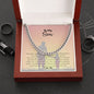 To My Son | I Love You | Cuban Link Chain