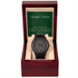 To My Wonderful Husband Wooden Watch