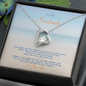 To My Soulmate - Beach - Forever Love Necklace
