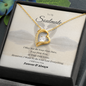 To My Soulmate - Swans - Forever Love Necklace