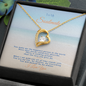 To My Soulmate - Beach - Forever Love Necklace