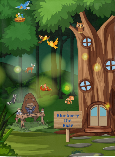 Blueberry the Bear Blanket
