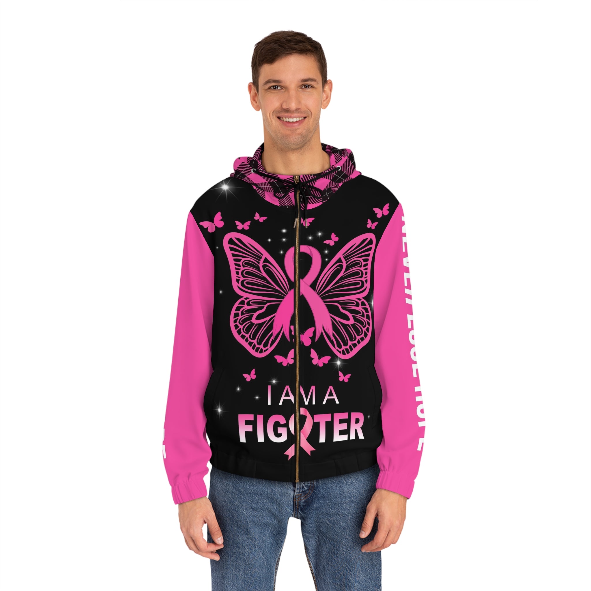 Breast Cancer Full-Zip Hoodie