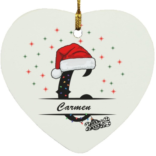 A Personalized Heart Ornament