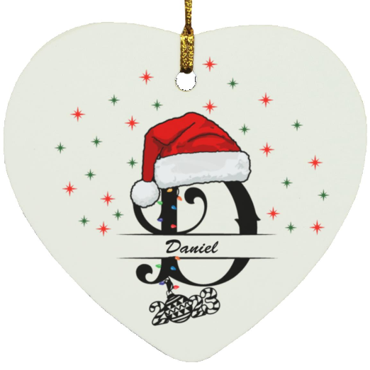 A Personalized Heart Ornament