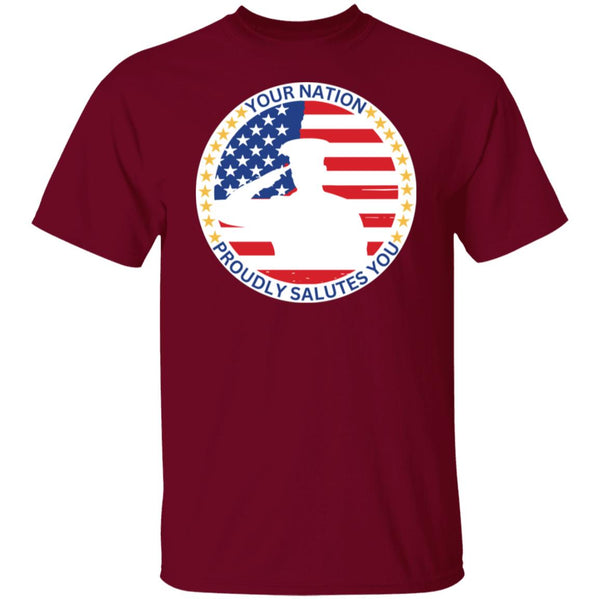 Proud Nation Proudly Salutes You T-Shirt