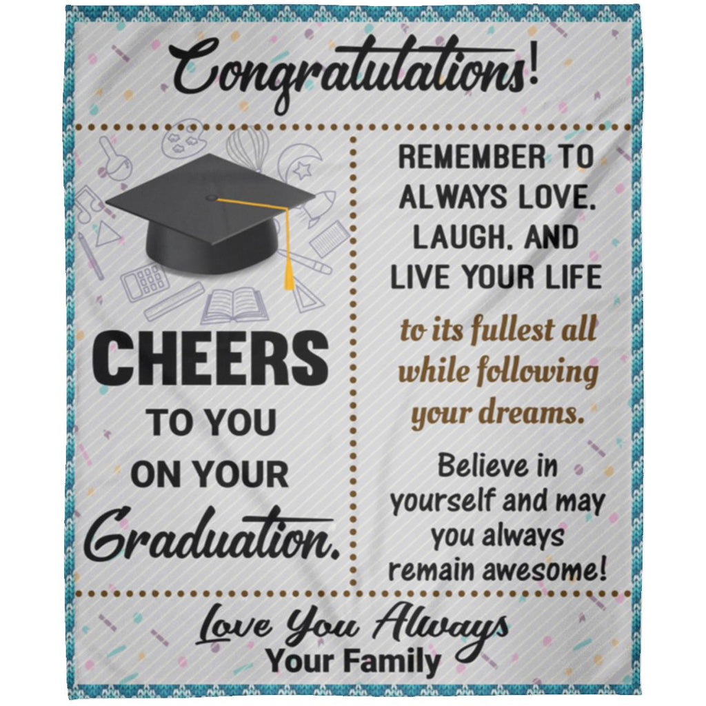 Congratulations on your graduation Fleece Blanket