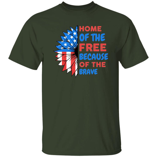 11 T-Shirt PNG Home Of The Free Because Of The Brave. T-Shirt