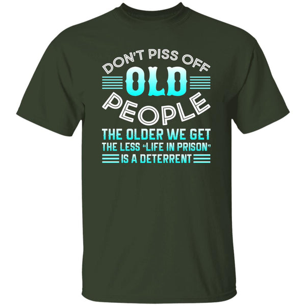 27 T-Shirt PNG Don't Piss Off Old People T-Shirt