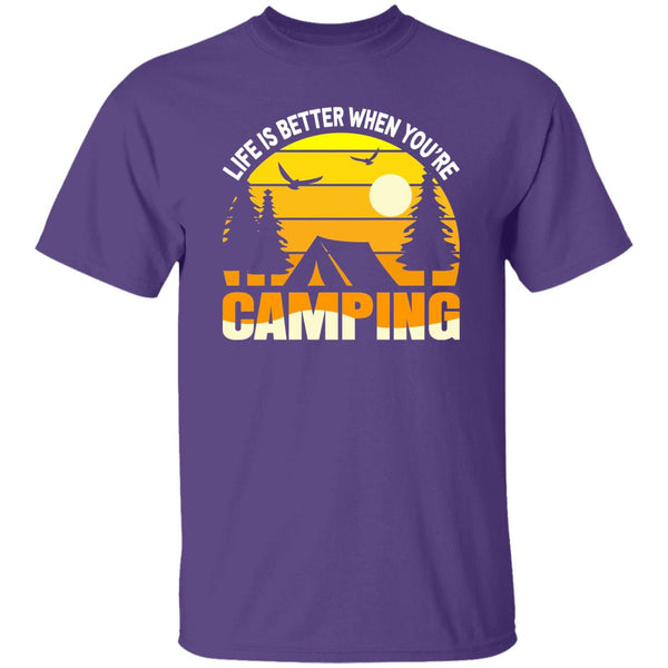 22 T-Shirt PNG Life Is Better When You're Camping T-Shirt