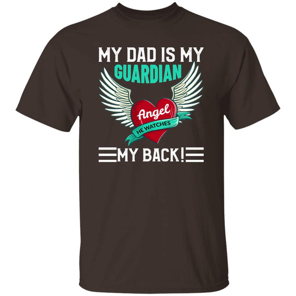 39 T-Shirt PNG My Dad Is My Guardian Angel T-Shirt