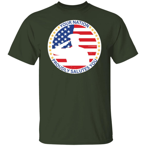 Proud Nation Proudly Salutes You T-Shirt