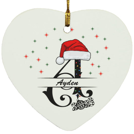 A Personalized Heart Ornament