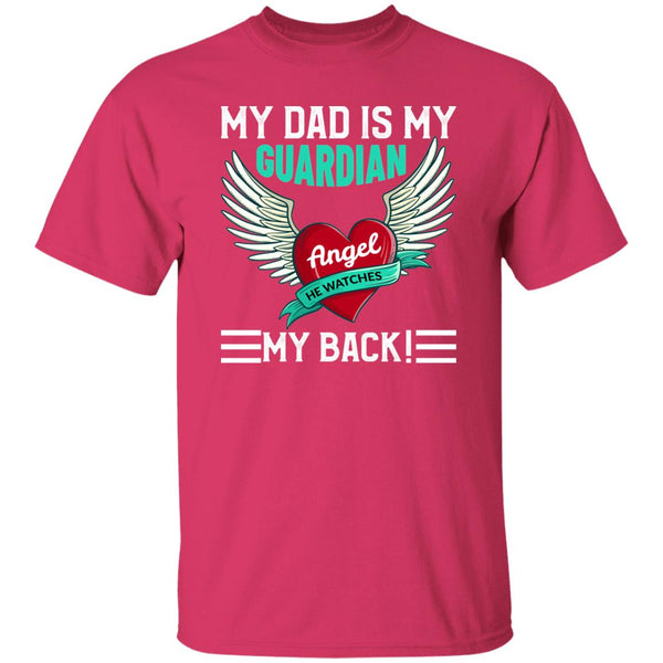 39 T-Shirt PNG My Dad Is My Guardian Angel T-Shirt