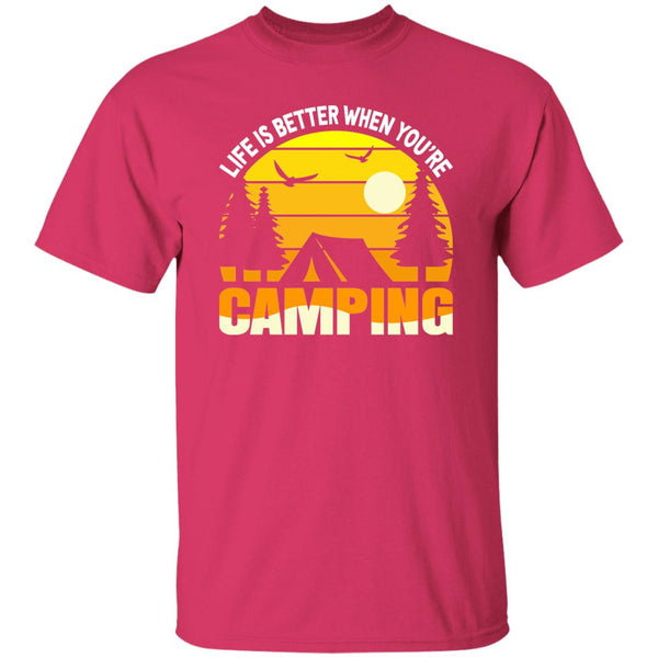 22 T-Shirt PNG Life Is Better When You're Camping T-Shirt