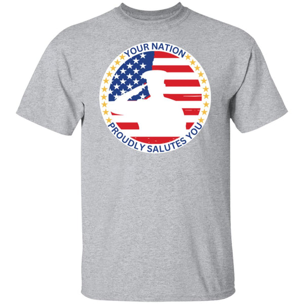 Proud Nation Proudly Salutes You T-Shirt