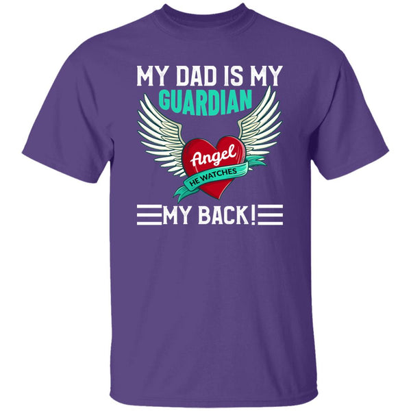 39 T-Shirt PNG My Dad Is My Guardian Angel T-Shirt