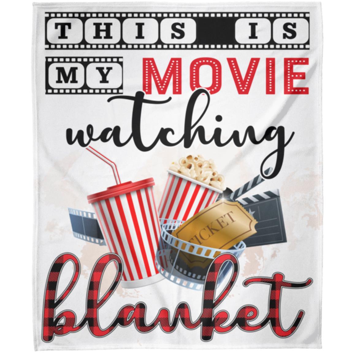 Movie Watching Fleece Blanket