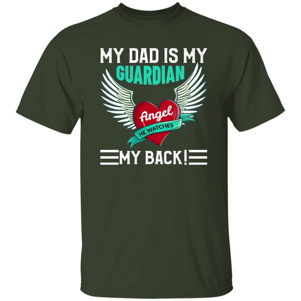 39 T-Shirt PNG My Dad Is My Guardian Angel T-Shirt