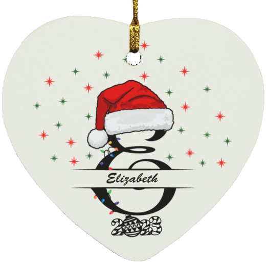 A Personalized Heart Ornament