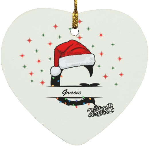 A Personalized Heart Ornament