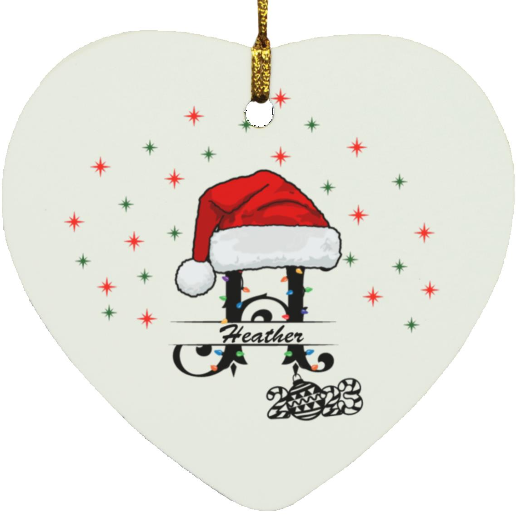 A Personalized Heart Ornament