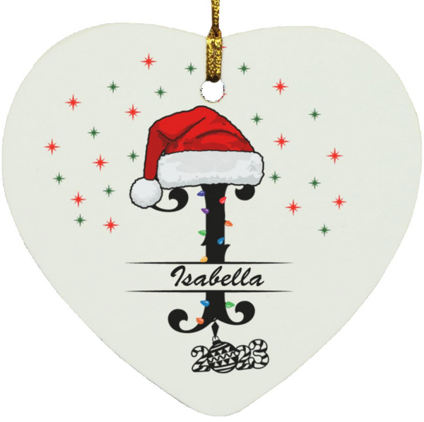 A Personalized Heart Ornament