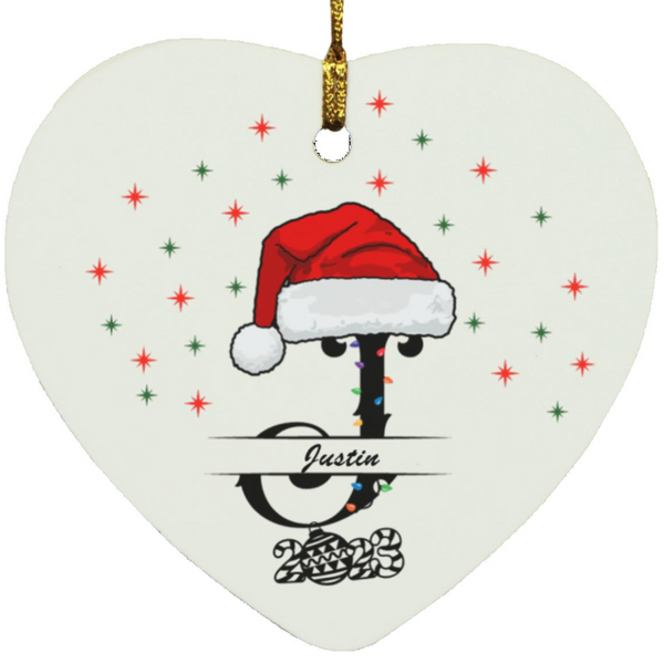 A Personalized Heart Ornament