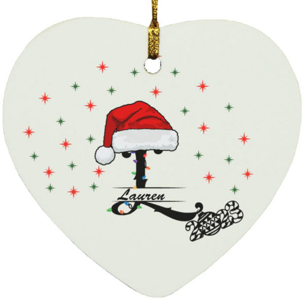 A Personalized Heart Ornament