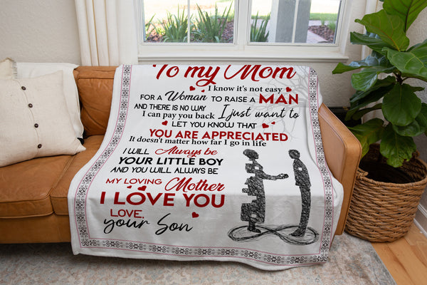 To My Mom Blanket