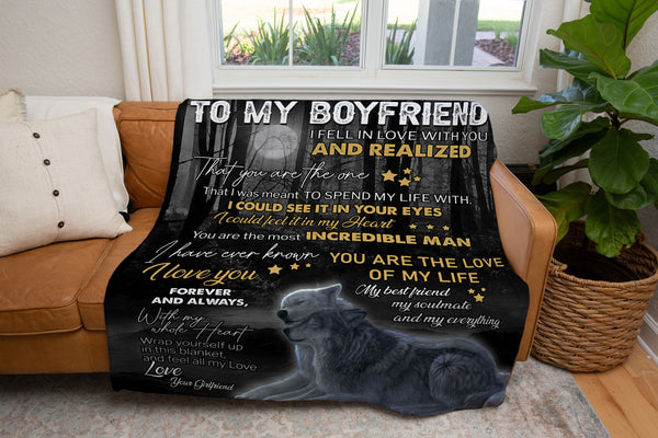 To My Boyfriend Blanket