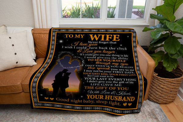 To My Wife Blanket