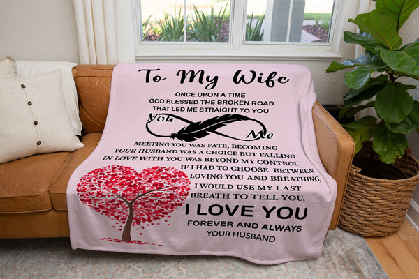 To My Wife Blanket