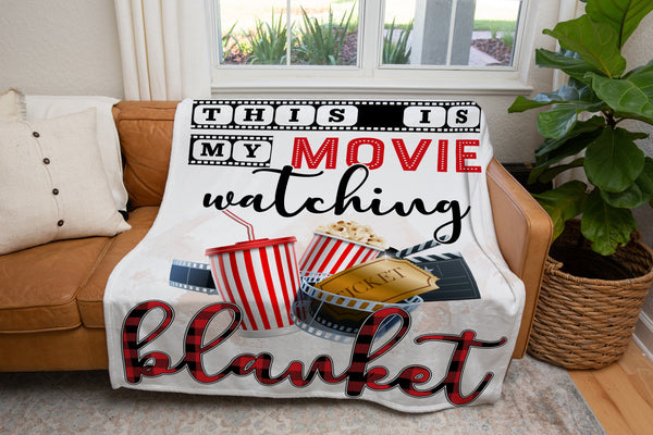 Movie Watching Fleece Blanket