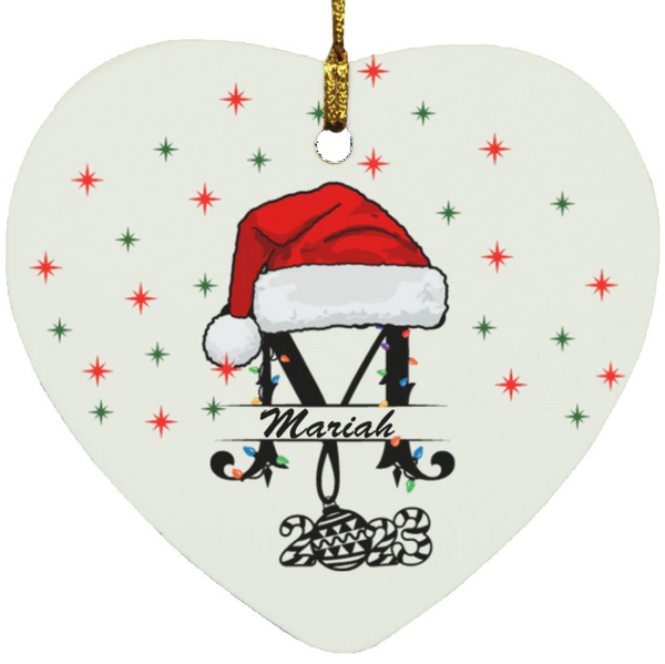 A Personalized Heart Ornament