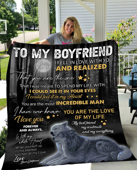 To My Boyfriend Blanket