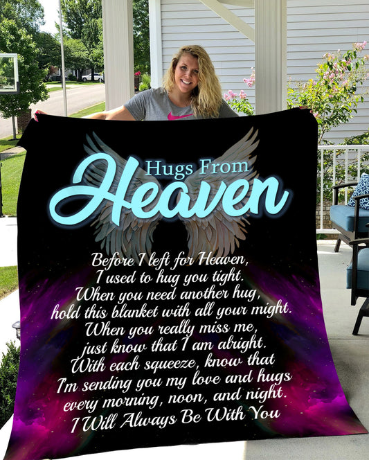 Hugs From Heaven Fleece Blanket