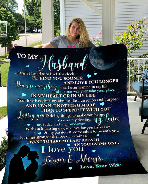 To My Husband Blanket