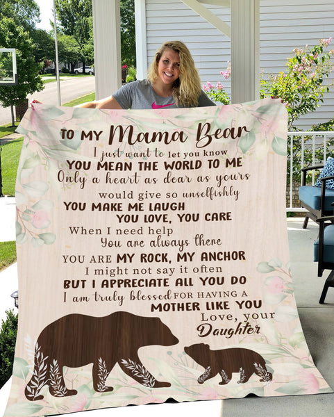 Momma Bear Blanket