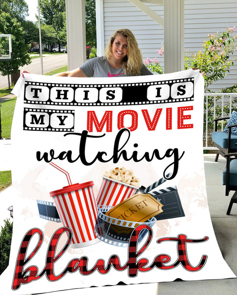 Movie Watching Fleece Blanket