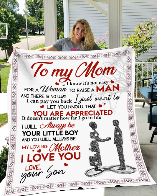 To My Mom Blanket