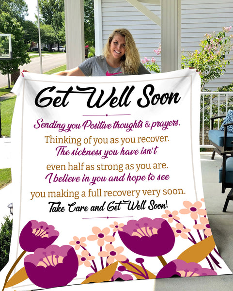 Get Well Soon Fleece Blanket