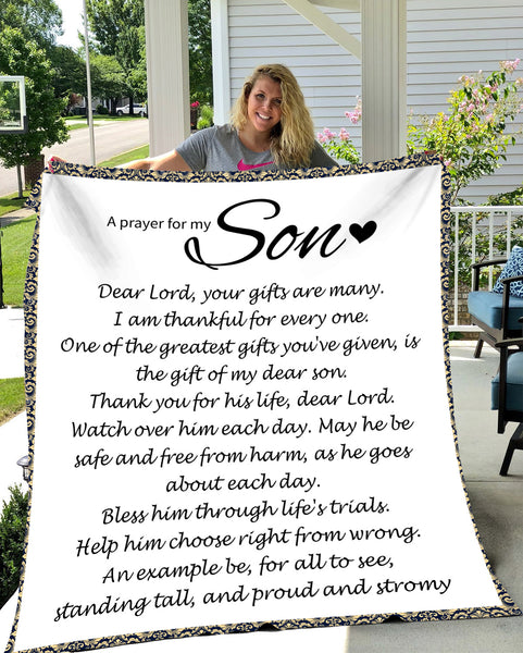 A Prayer For My Son Blanket