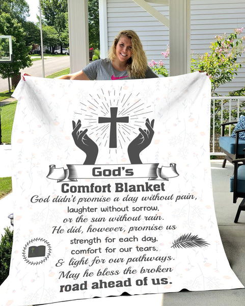 God's Comfort  Fleece Blanket