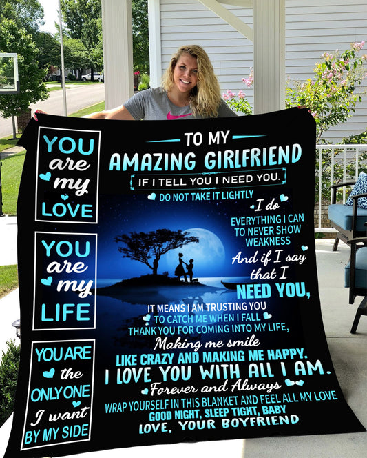 To My Boyfriend Blanket