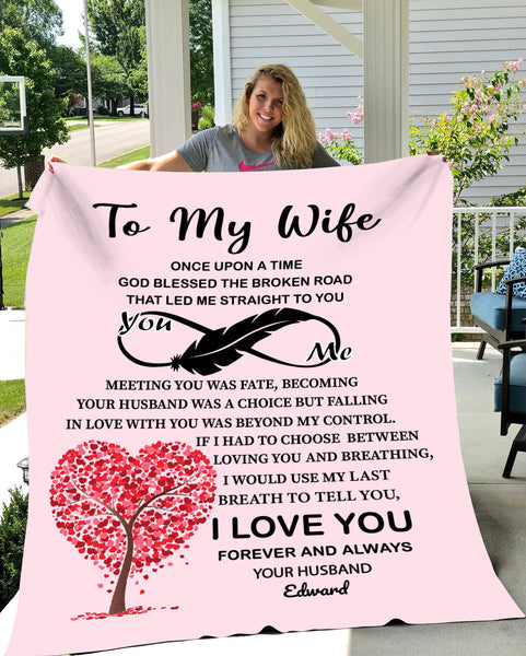 To My Wife Blanket