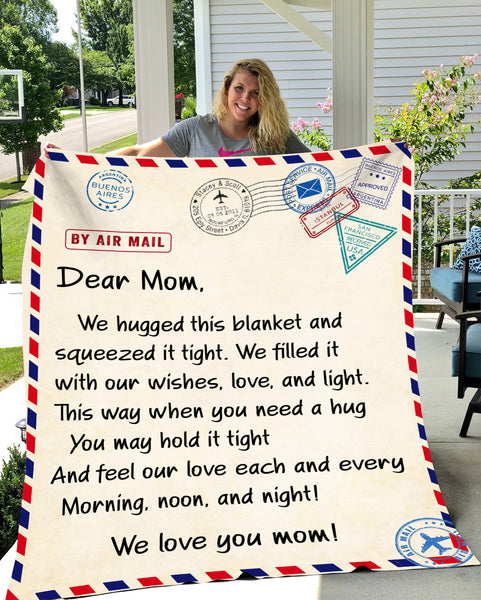 Dear Mom Fleece Blanket